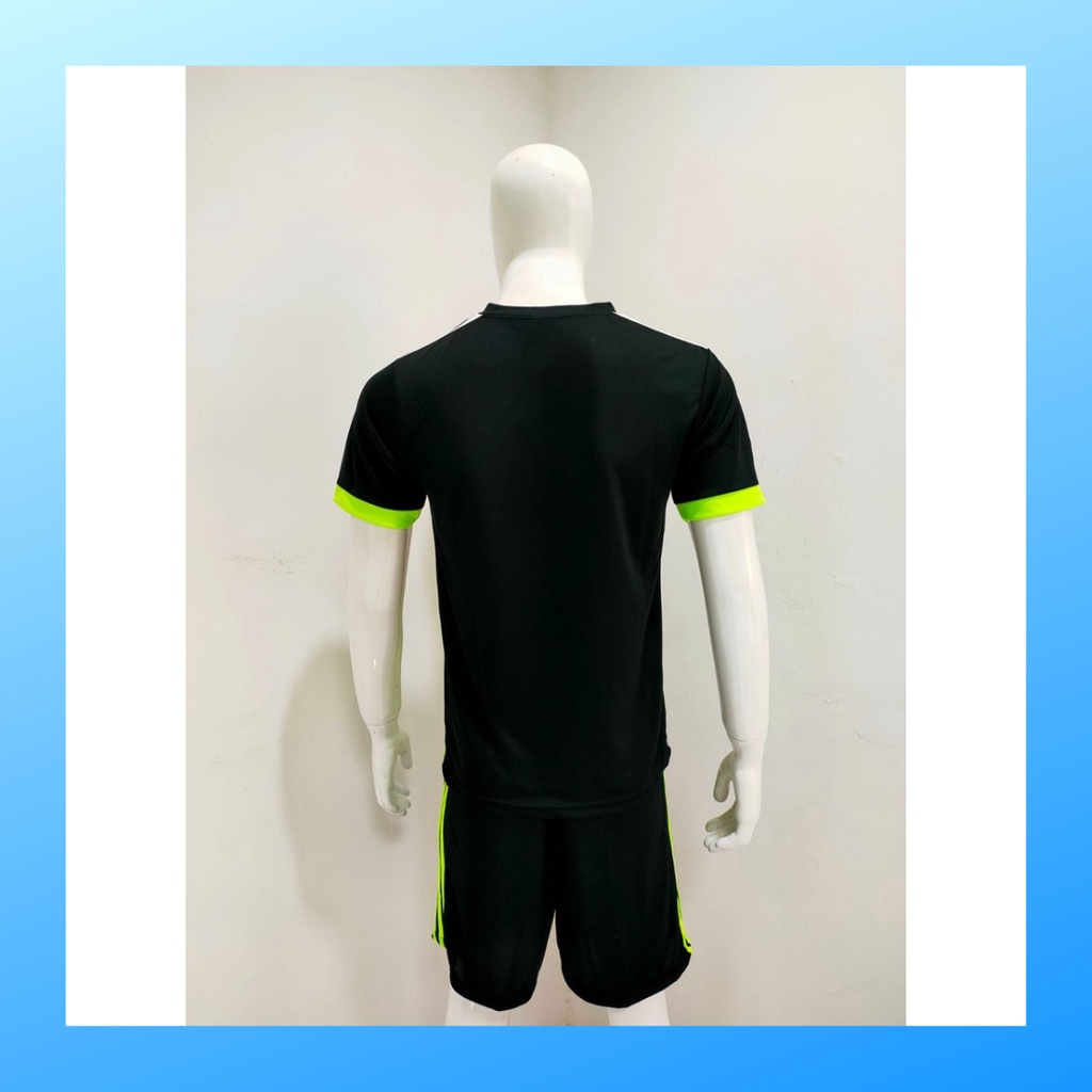 jersey futsal pria kaos sepak bola baju dan celana setelan wanita dewasa t-shirt outfit seragam jarsey kostum olahraga pakaian apparel print sport jersy soccer casual jersi suit AD168 stabilo