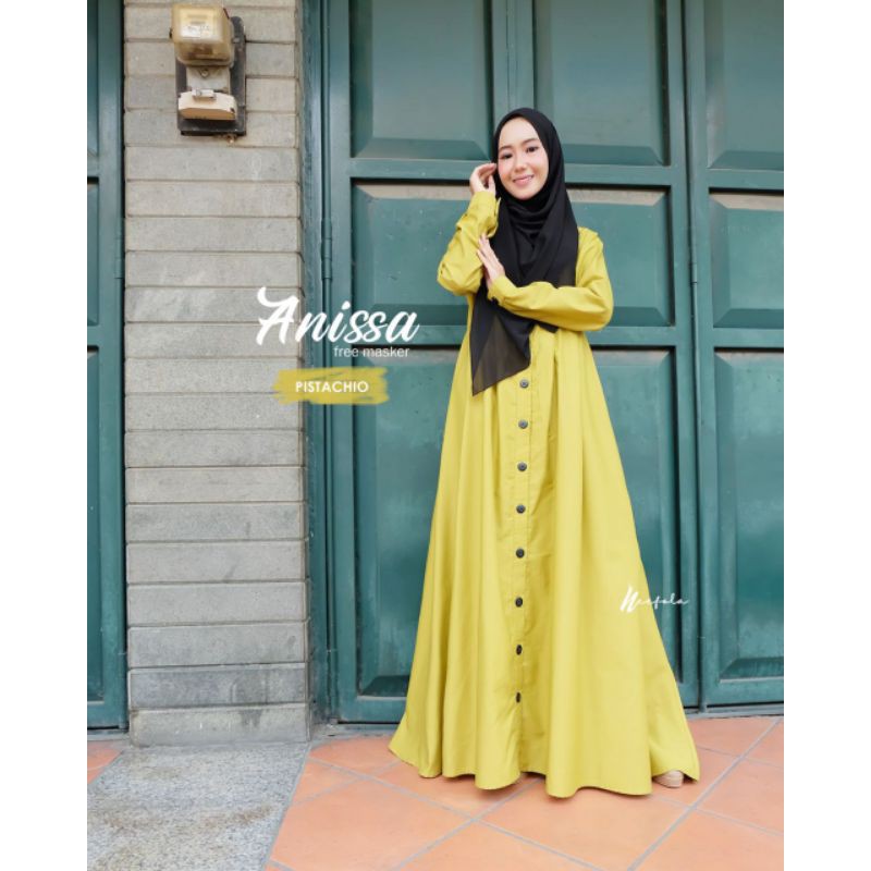 ANNISA DRESS CASUAL FREE MASKER HIJAB BY NEEFOLA