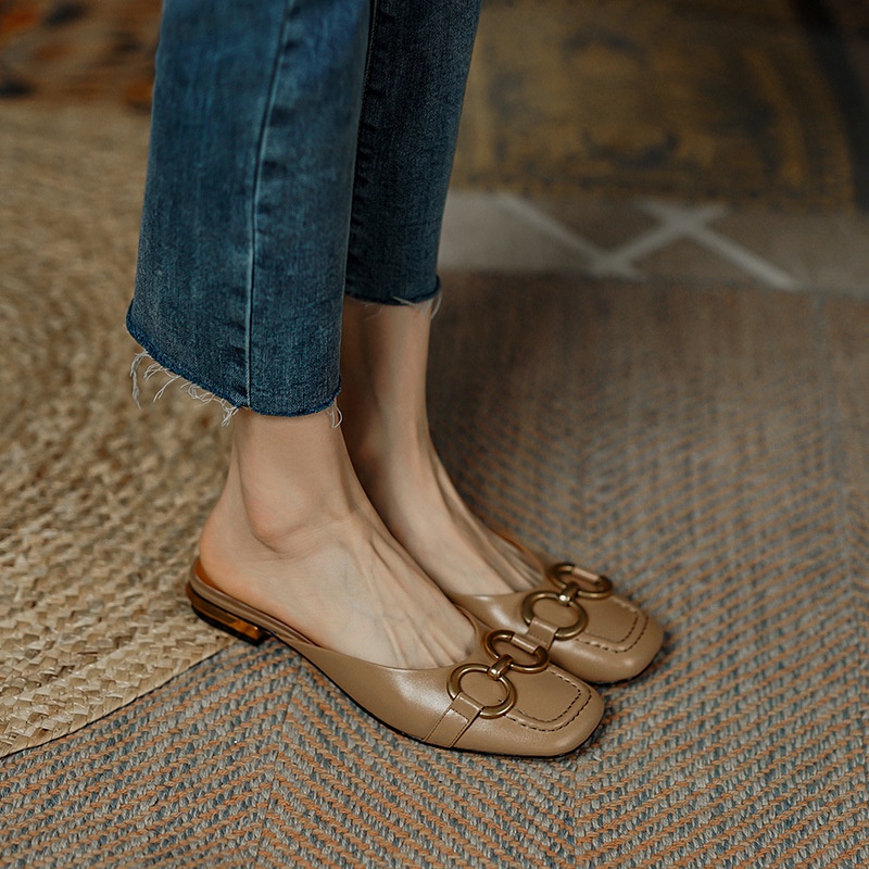 RYS - Simple Ring Sepatu Slip On Wanita Fashion Casual / Kantor - Ori Import