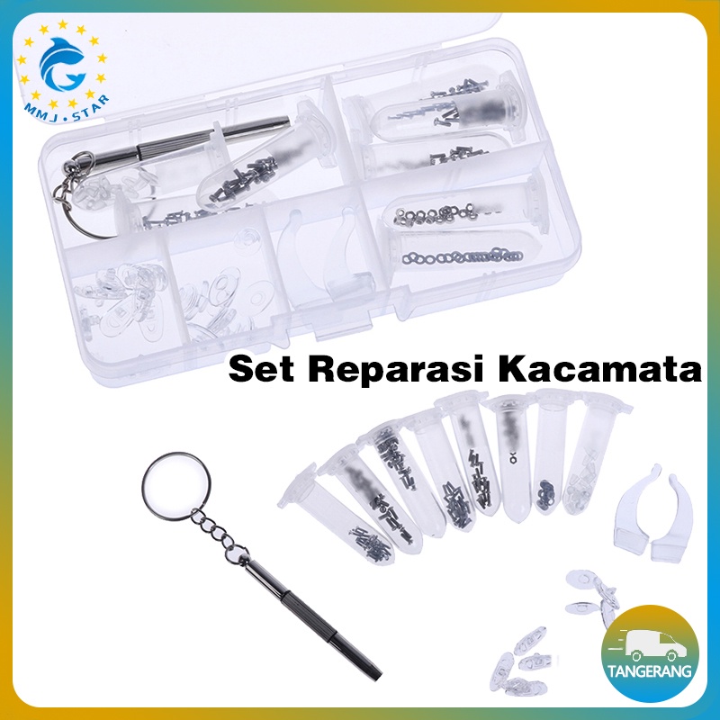 Perlengkapan Kacamata/Baut Sekrup Mur Obeng Nose Pad Earhook Nosepad/Set Reparasi Kacamata