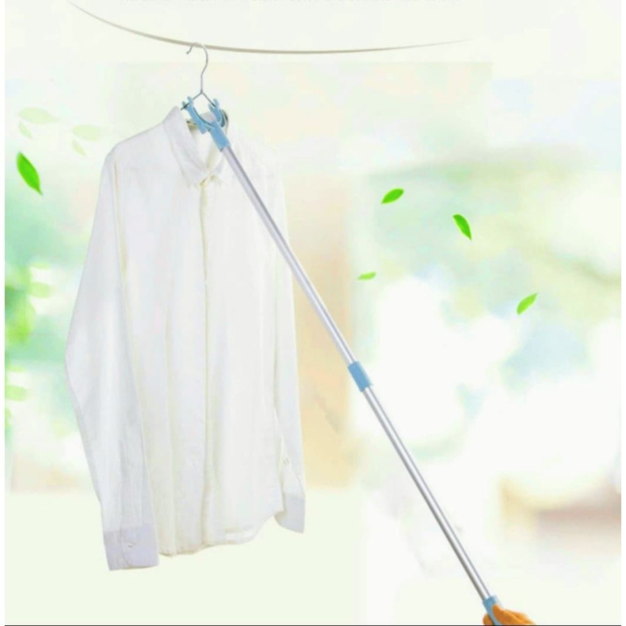 Mega_1688 Clothesline Pole clothes Dryer Fork / Tongkat Jemuran Penjepit Baju MG847