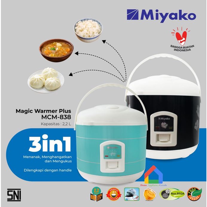 Magic Com Miyako MCM 838 / Rice Cooker Miyako MCM838