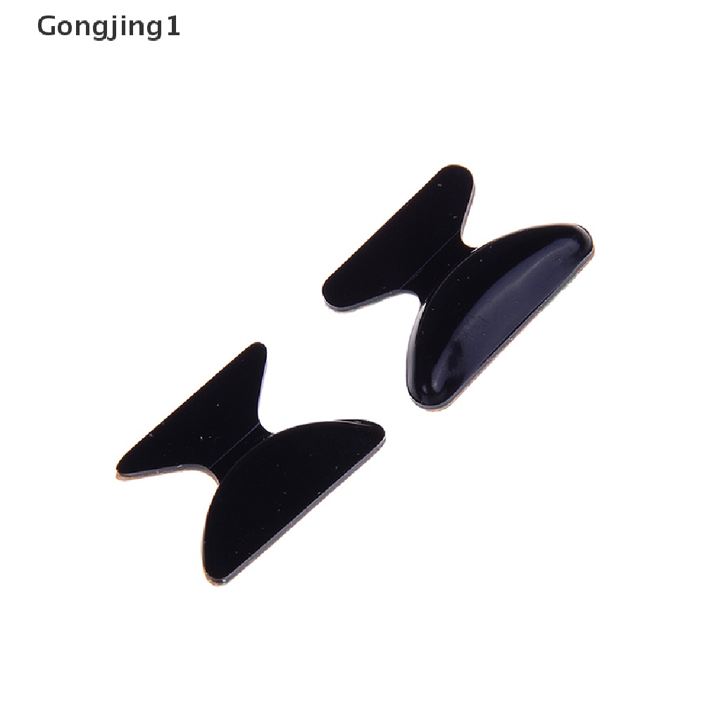 Gongjing1 2 Pasang Bantalan Hidung Kacamata Bahan Silikon anti slip Ukuran 2.5mm / 1.8mm