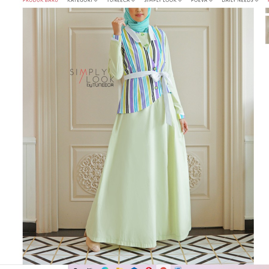 gamis simply look by tuneeca serenely feel ied sale