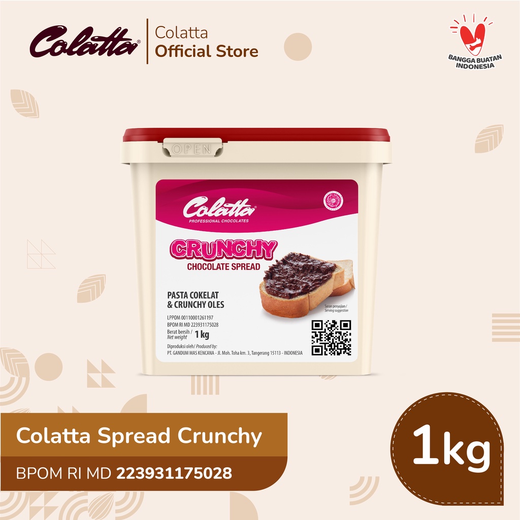 

Colatta Chocolate Spread Crunchy - Selai Coklat 1Kg