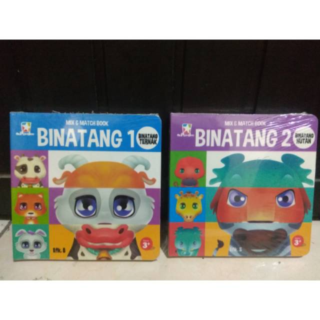 Mix & Match Book Binatang (boardbook)