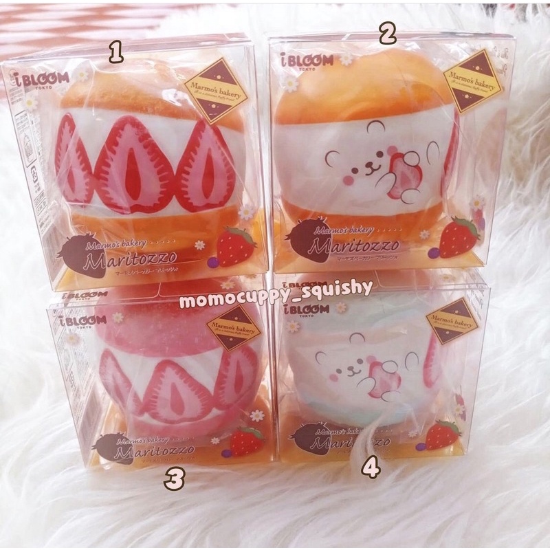 PROMO SQUISHY LICENSED marmo bakery maritozzo by ibloom ORIGINAL JEPANG