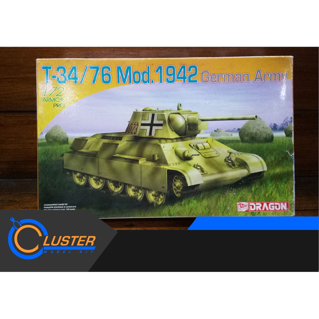 Scale 1/72 T-34/76 Mod. 1942 German Army