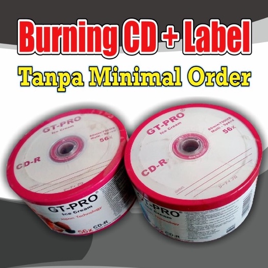 CD Blank / Burning CD / Burning CD + Label CD / Tempat CD + COVER