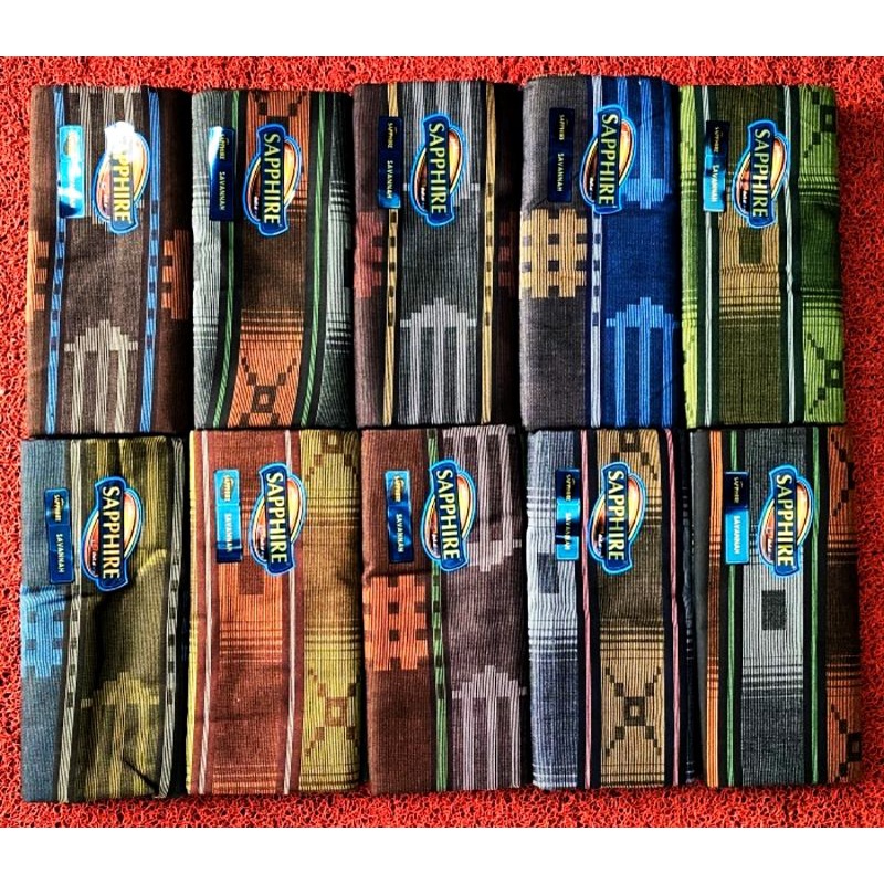 sarung sapphire motif savannah