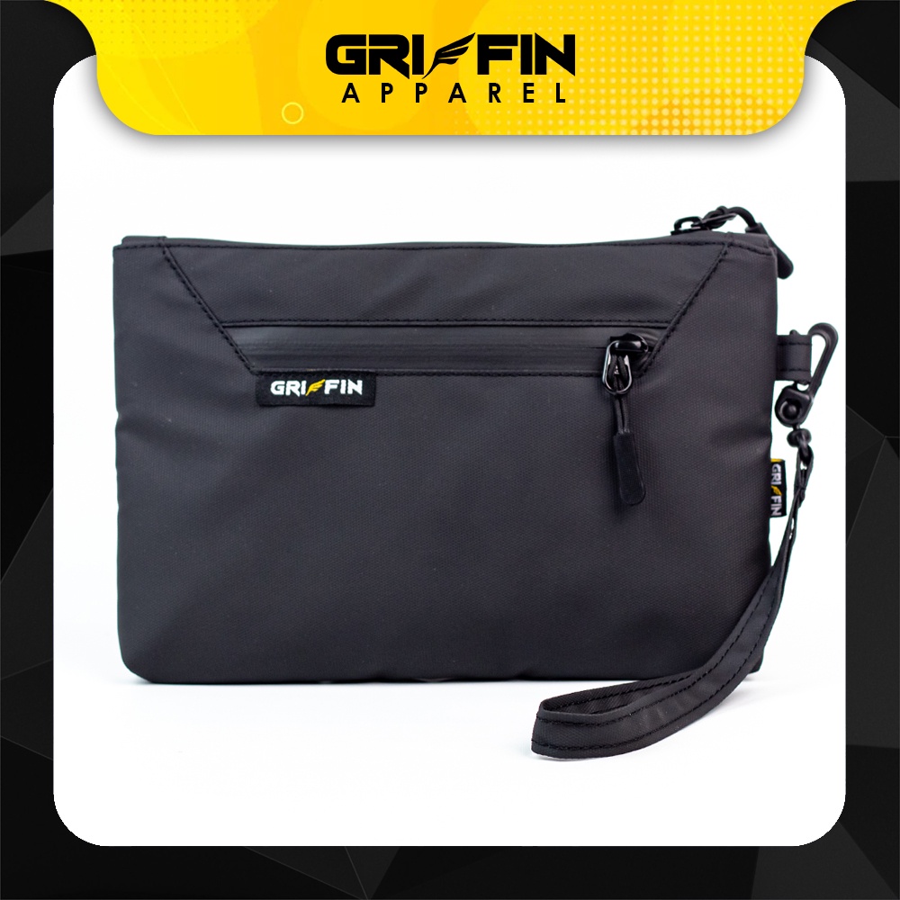 Clutch Pouch Pria Elegan Ringan Distro Branded Griffin Apparel Athens