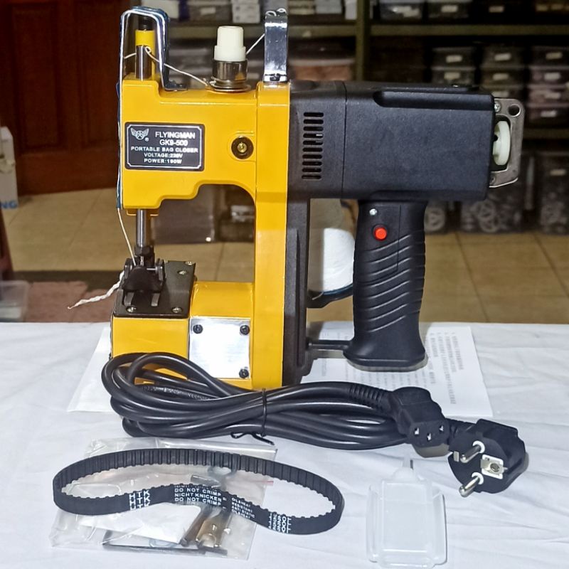 Portable Bag Close FLYINGMAN GK9 Mesin Jahit Karung Beras / Kantong Goni / Kantong Semen
