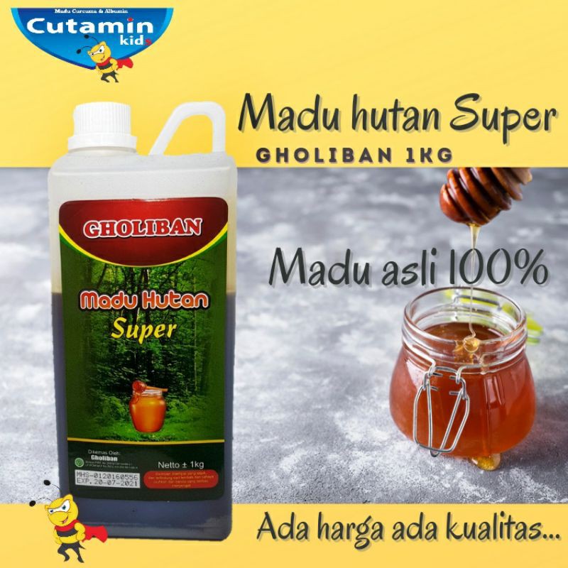 MADU ASLI 100% HUTAN SUPER GHOLIBAN 1KG