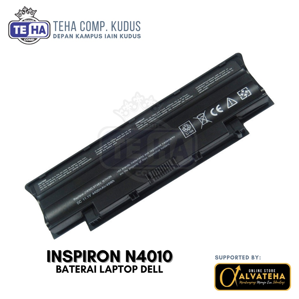 Baterai Dell Inspiron N4010 N4110 N4050 N5010 N5030 Baterai Laptop Dell