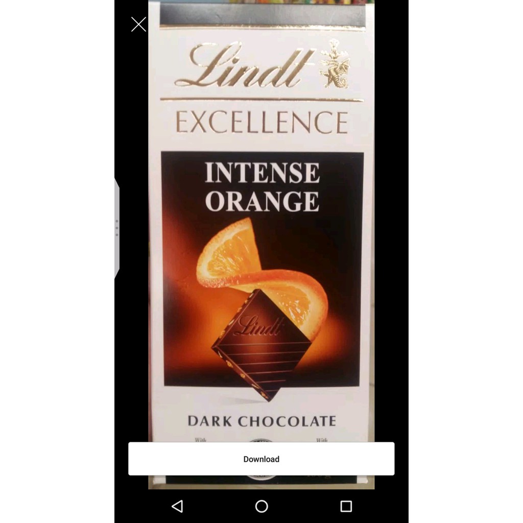 

Lindt excellence intens orange dark chocolate 100 gram product of france Terlaris
