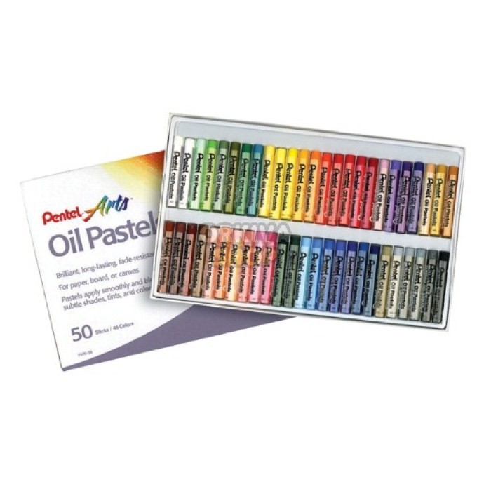 

CRAYON / OIL PASTEL PENTEL PHN-50 (50 Sticks / 40 Warna)