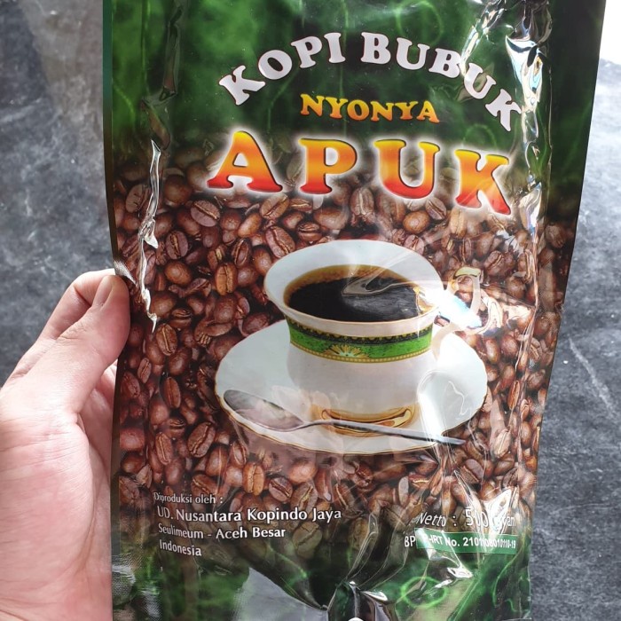 

Kopi Halus Aceh Bubuk Nyonya Apuk Kualitas Bagus