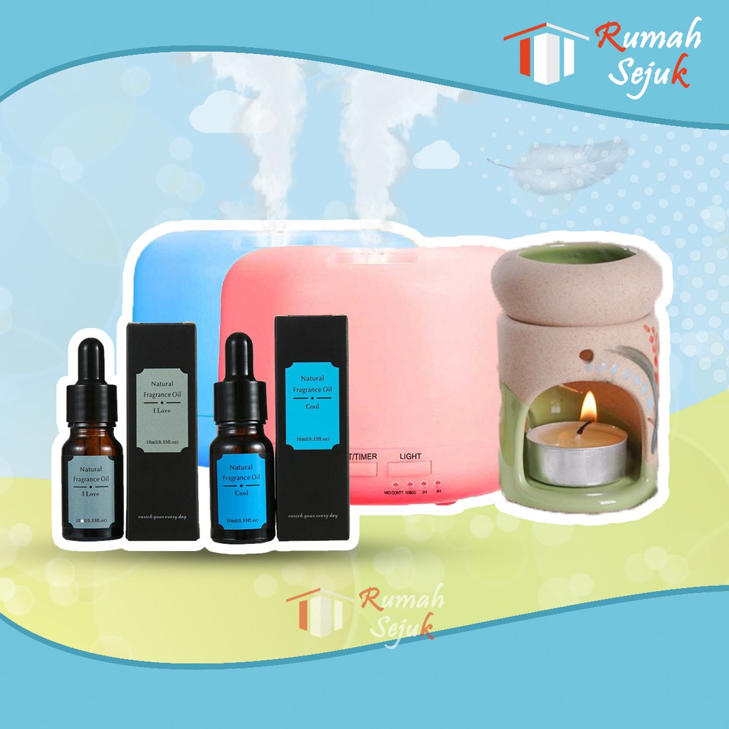 RS - Aromaterapi Pure 100% Murni &amp; Alami Air Fragrance Essensial Pengharum Pewangi Esensial Esential Oil Aromatheraphy Ruangan RS-17 10ml Defuser Humidifer Minyak Humadifier Humudifier Humdifier Difusser Essential TSLM1 TSLM2 RH-17 Kamar Taffware