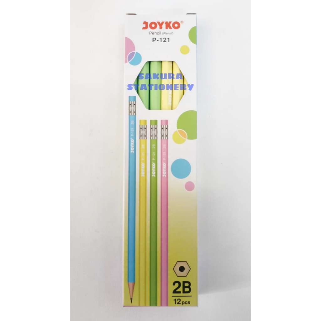 

Pensil 2B Joyko P - 121 Pack