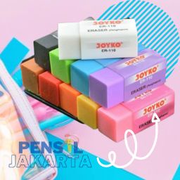 

Penghapus Pensil Kecil Warna Warni Joyko ER110 Hapusan Stip [Ecer]