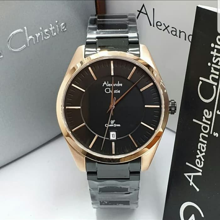 ORIGINAL Jam Tangan Pria Alexandre Christie AC 8579 / AC8579 Garansi 1 Tahun