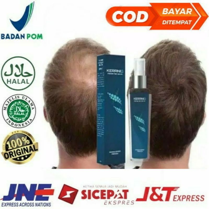 Keraniq Penumbuh Rambut Rontok Botak Serum Perawatan Penumbuh Rambut