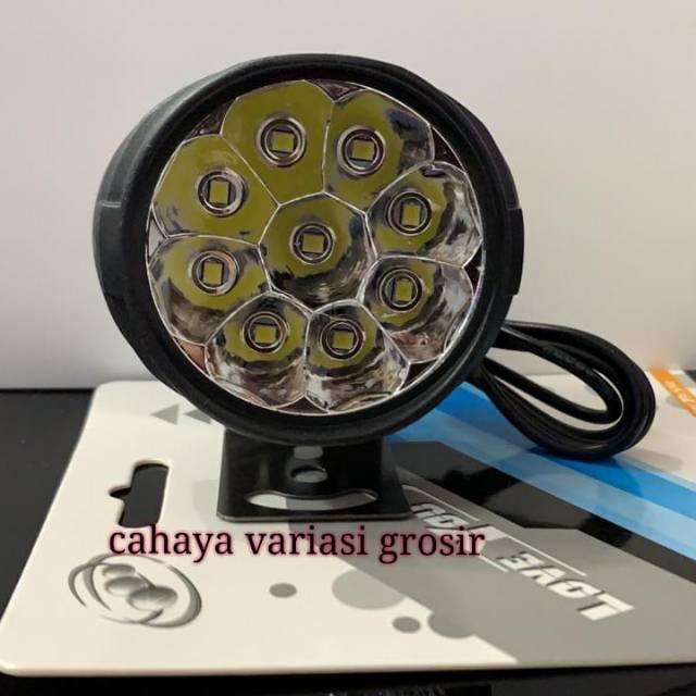 LAMPU TEMBAK SOROT 9LED - LAMPU TEMBAK SOROT JEPIT SPION 12VOLT - 24volt  DC
