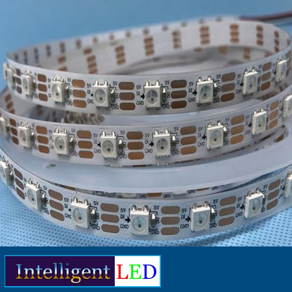 LED Flexible Strip Addressable WS2812 SMD5050 RGB 60 LEDs IP22 5V /Mtr