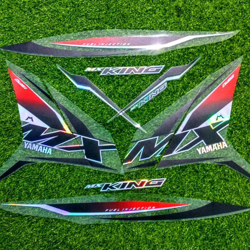 Striping Jupiter Mx King 150 Transparan Hologram Custom Mx