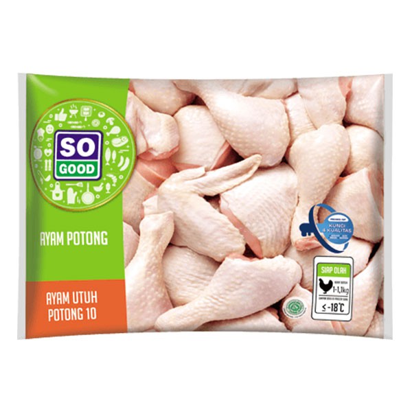 

So Good Ayam Utuh Potong 10 Pack SURABAYA