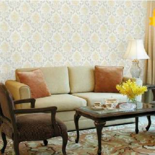 Grosir Murah Wallpaper  Sticker  Dinding Batik Silver Bunga  