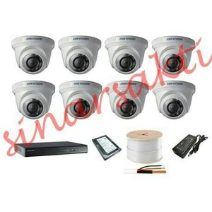 Murah Paket Cctv Hikvision HD 1080p 2MP ( 8 CH ) Komplit ( ORIGINAL )