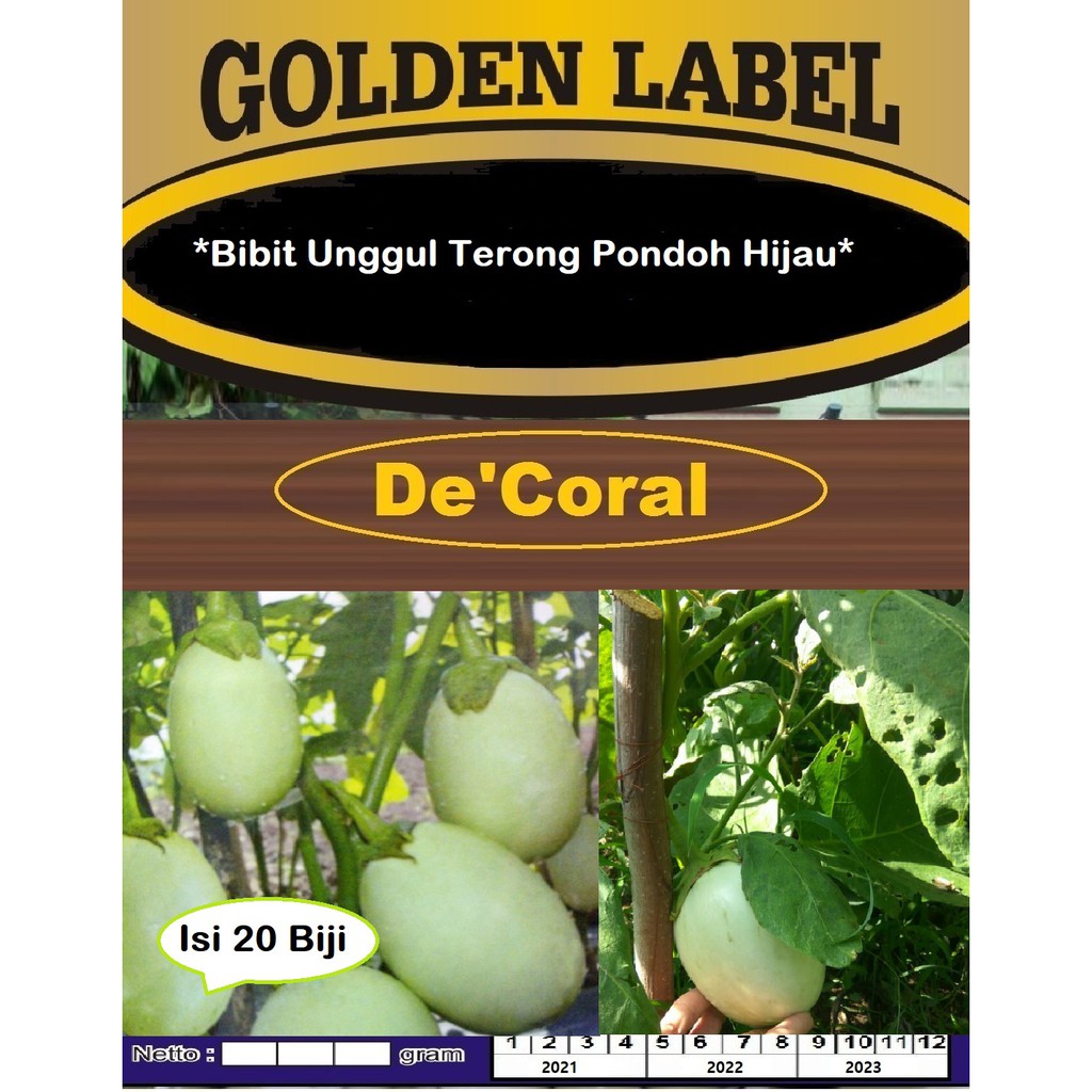 Bibit Terong Pondoh Hijau | Benih Terong Bulat Hijau |Terong Pondoh