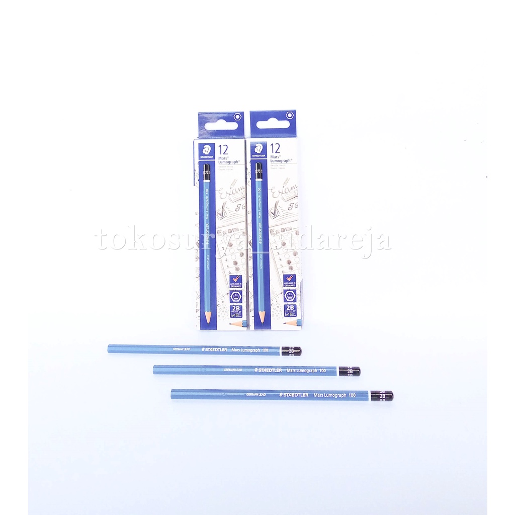 

PENSIL STAEDTLER 2B (PACK/12pc) / ALAT TULIS PENSIL STAEDLER 2B