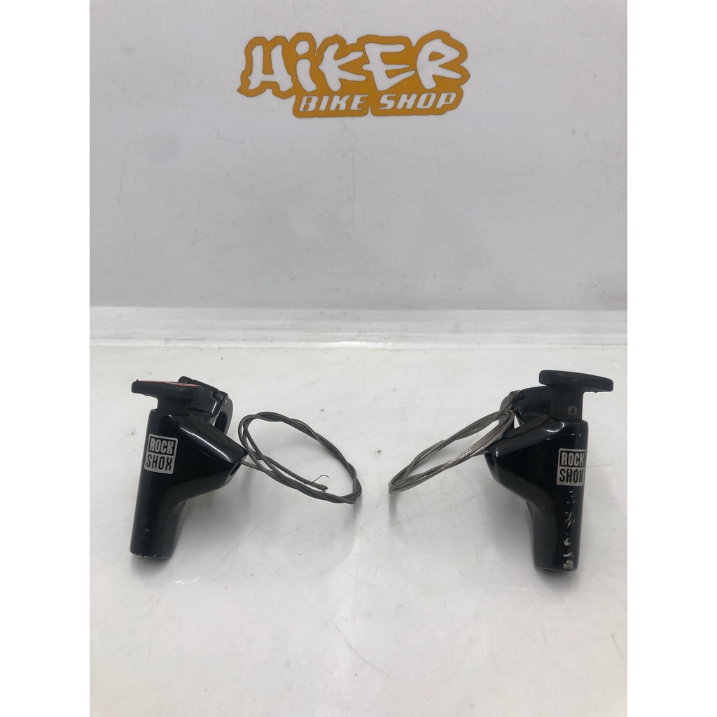 Remote Fork Sepeda MTB Open Lockout Mode RockShox Clamp 22.2mm Bekas Normal