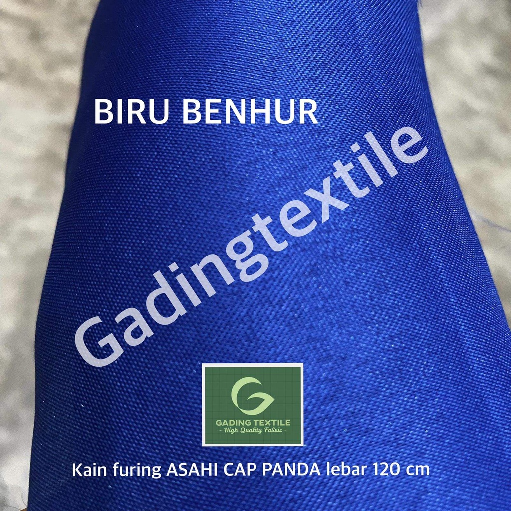 ( per 1 roll ) kain furing ASAHI CAP PANDA per roll gulungan bahan lapisan baju batik gamis background foto craft