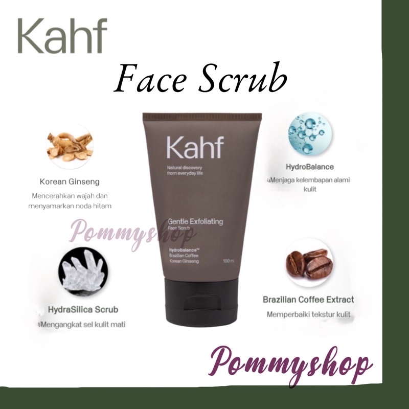 Kahf Gentle Exfoliating Face Scrub 100ml