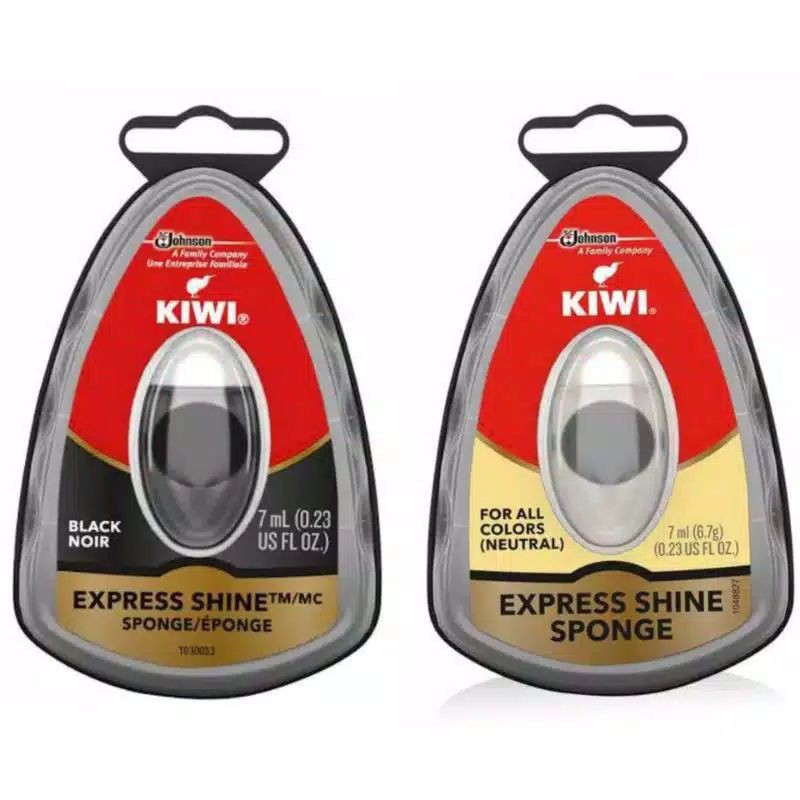 KIWI SEMIR SEPATU EXPRESS INSTAN BLACK HITAM NETRAL