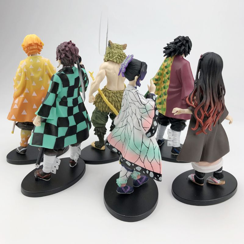 Mainan Action Figure Model Anime Demon Slayer Kamado Tanjirou Nezuko Untuk Koleksi