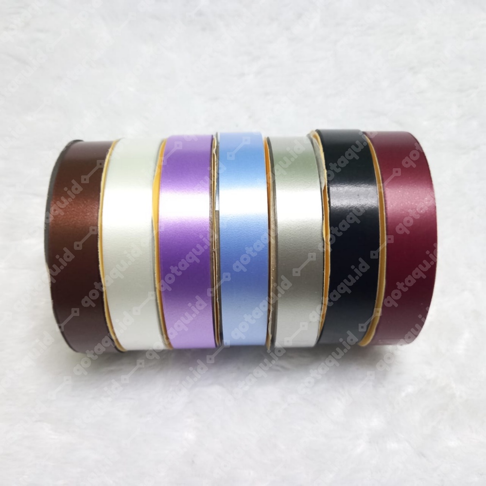 

Pita Ribbon Kertas Pita Kado 1,8 cm 3/4 inch 14 meter per roll