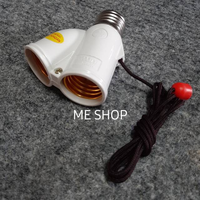 fiting lampu tarik - fiting gantung tarik