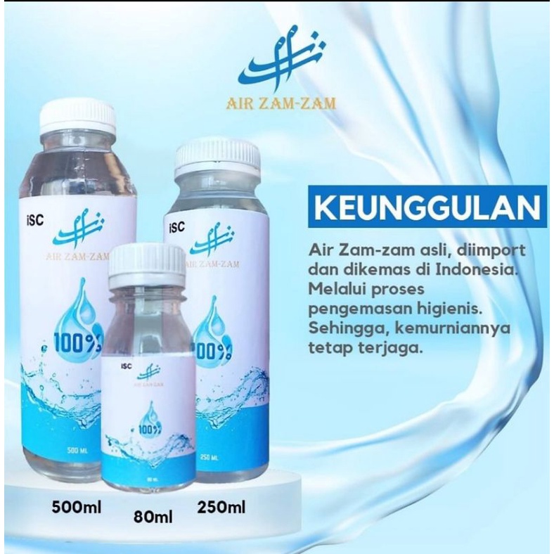 

PROMO COD BAYAR SAAT BARANG SAMPAI|| ZAM ZAM ISLAMICA 100% AIR ZAM ZAM ORIGINAL