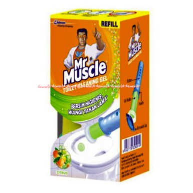 Mr Muscle Toilet Cleaning Gel Isi Ulang Pewangi Kloset WC MrMuskle Toilet Refill 5in1 Dengan Jel Jeli Jelly