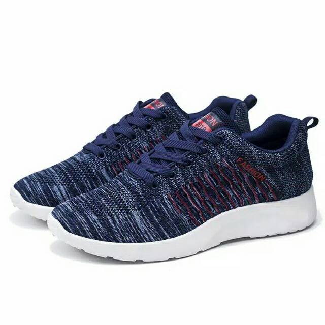 SEPATU PRODUK BARU !!! IMPORT SEPATU FASHION RAIN !!! - NAVY