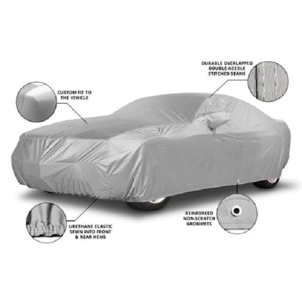 Selimut Mobil Body Cover Mobil Sedan Timor Silver