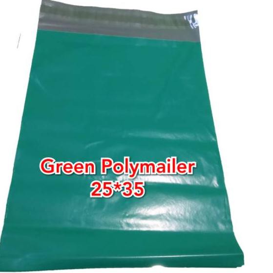 

DBY Plastik Polymailer 25x35 isi 100 lembar warna hijau tua packing online shop ✅