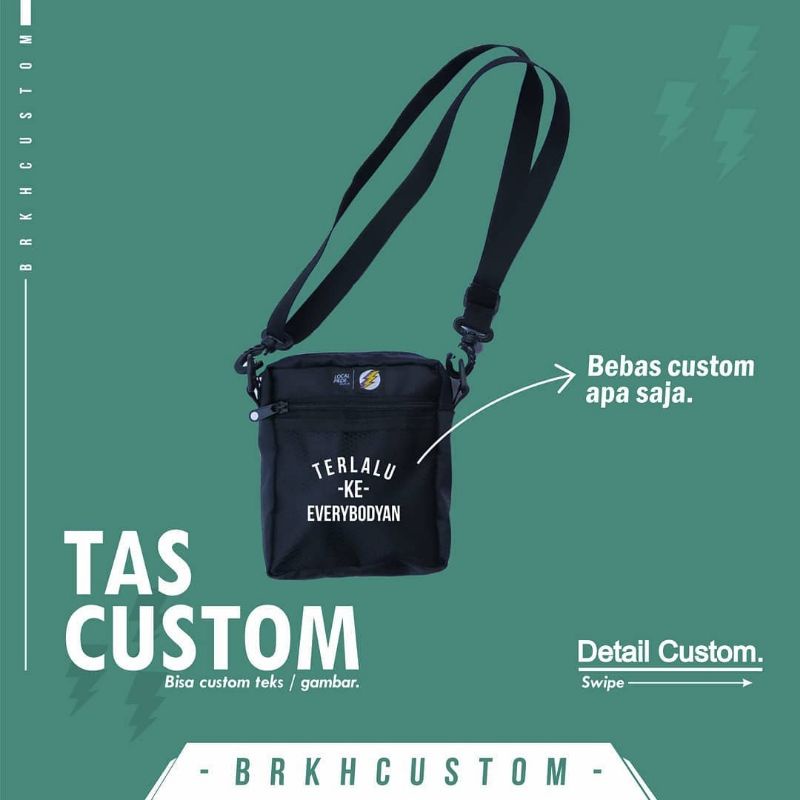 SLINGBAG CUSTOM (SESUAI KEINGINAN)