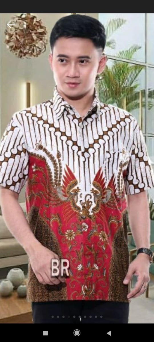 Seragam Batik Pria Kemeja Pendek Kemeja Batik Modern Seragam Kantor Seragam Kerja Dan Nikahan