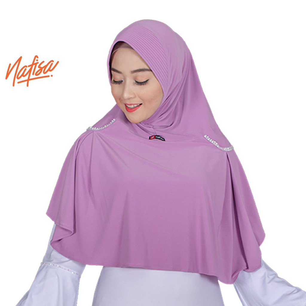Nafisa Amira - Jilbab Instan Bergo - Hijab Instan Pet Swarosky