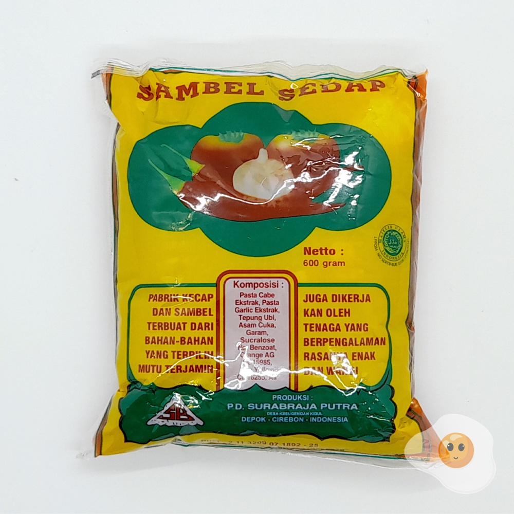 

Saus Sambal Bantal Cap Surabraja Berkualitas 600gram